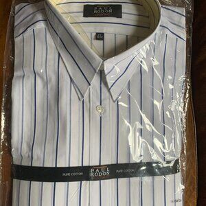 Paul Rodon Men's Dress Shirt 17 Neck 34/35 Sleeve